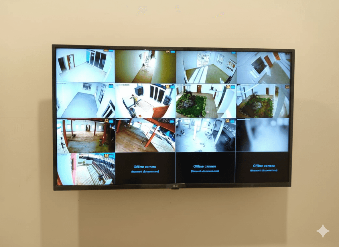 Prop Assur - Écran de video surveillance - PROP ASSUR IT & Telecom Solutions in Benin, Togo, and Africa